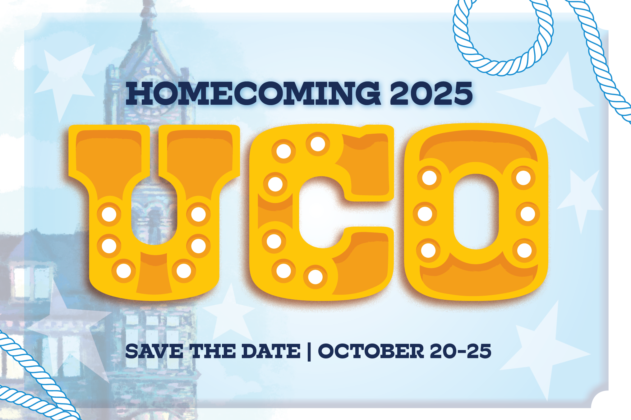 Image of UCO's Homecoming postcard
