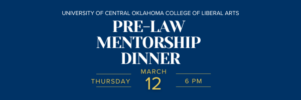 Pre-Law Mentorship Dinner header