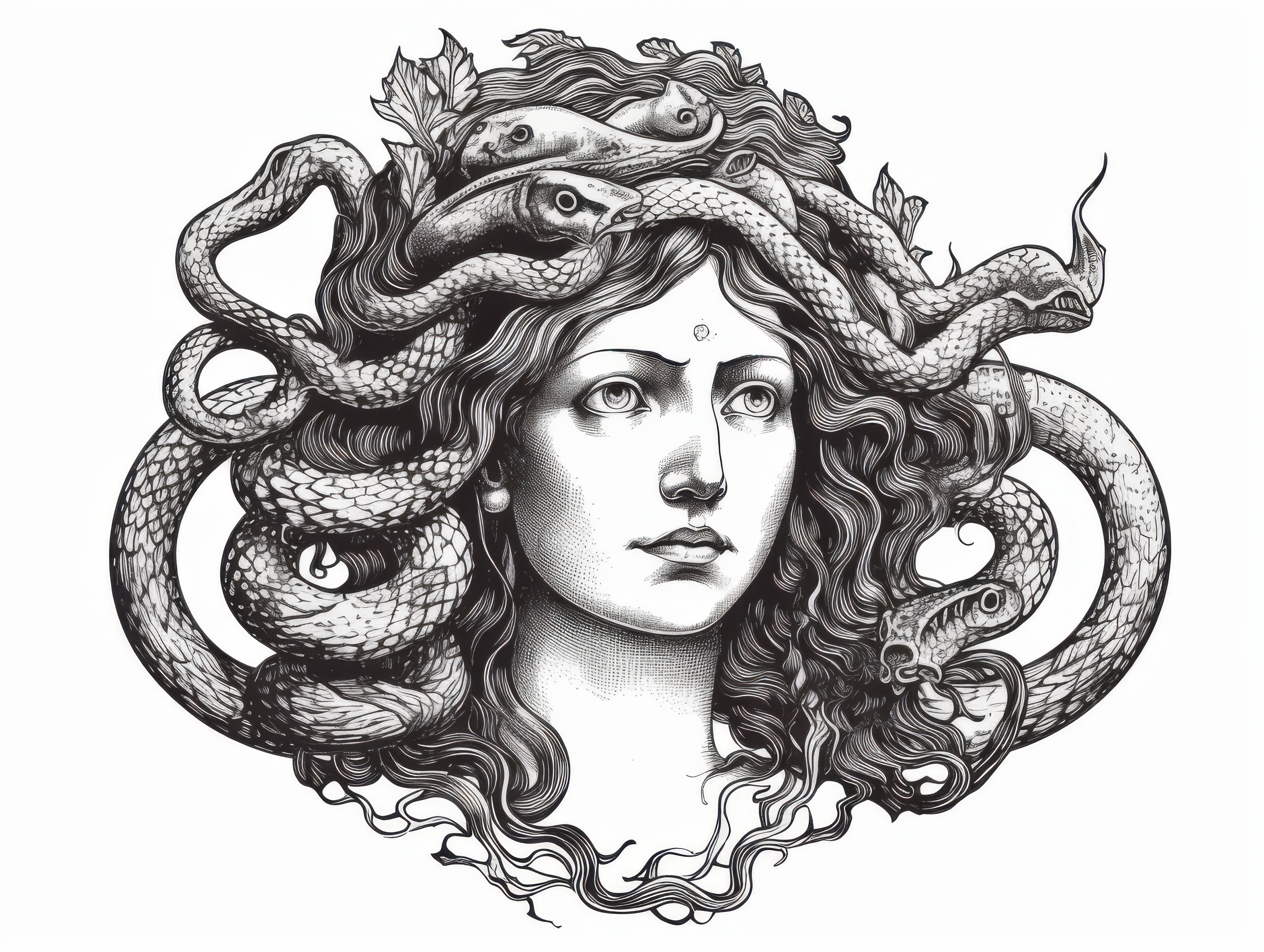 Image of Medusa as part of UCO Opera's The Wonder Book promotion