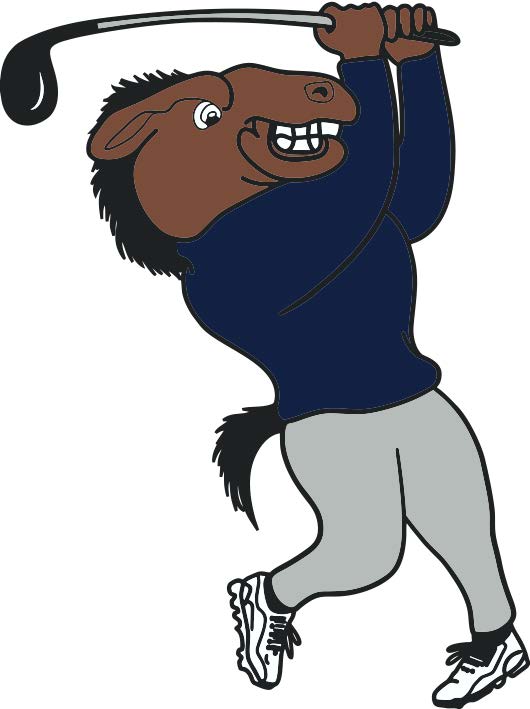 Graphic of Buddy Broncho swinging golf club