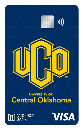 Image of a MidFirst-issued UCO credit card