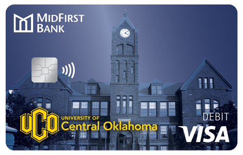 Image of a MidFirst-issued UCO credit card
