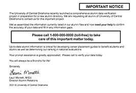 Back side of PCI postcard
