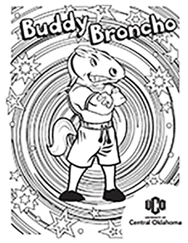 Buddy Broncho coloring sheet