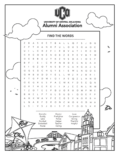 Alumni Association word search